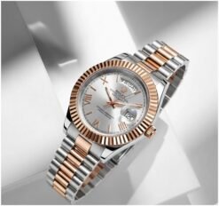Rolee_x Oyster Perpetual Day Date 40 Battery 2Ton-Copper-White