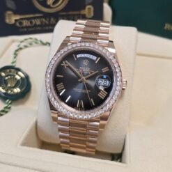 Role_x Oyster Perpetual Day Date Diamond Copper-Black