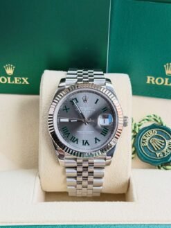 Role_x Oyster Perpetual Date Just Silver-Grey