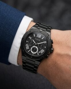 Guess Square Chronograph Black-White