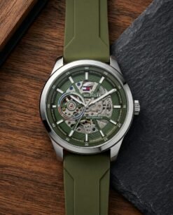 Tommmy Hilfige_r Automatic Silicon Green-Silver