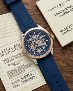 Tommy Hilfige_r Automatic Silicon Blue-Copper-Blue