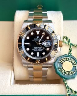 Role_x Oyster Perpetual Submarine 2Ton-Gold-Black