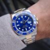 Rolee_x Oyster Perpetual Submarine 2Ton-Gold-Blue