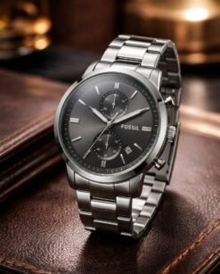 Fossi_l Minimalist Chronograph Silver-Grey