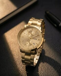 Fossii_l Minimalist Chronograph Gold