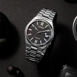 Citizen Tsuyosa Quartz Silver Black