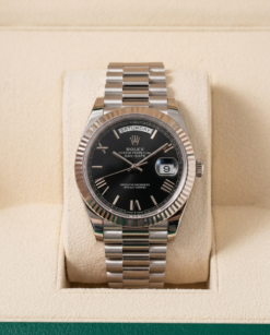 Role_x Oyster Perpetual Day Date 40 Battery Silver-Black