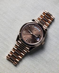 Role_x Oyster Perpetual Day Date 40 Battery Copper-Brown