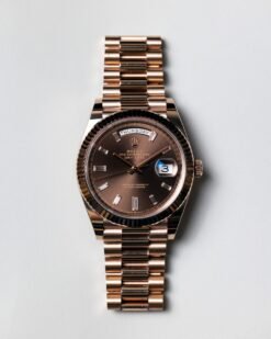Role_x Oyster Perpetual Day Date 40 Battery Copper-Brown