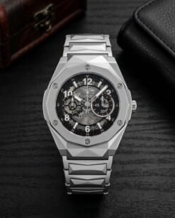 Hubloo_t BigBang Tourbillion Silver-Black