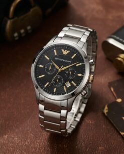 Emporio Armann_i Classic Silver Black Gold