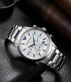 Emporio Arman_i Classic Silver-White-Blue