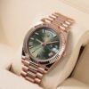 Rolee_x Oyster Perpetual Day Date 40 Battery Copper Green
