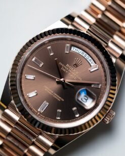 Rolee_x Oyster Perpetual Day Date 40 Battery Copper-Brown