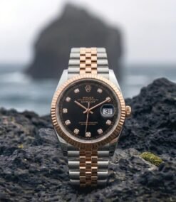 Rolee_x Oyster Perpetual Date Just 2Ton-Copper-Black Diamond