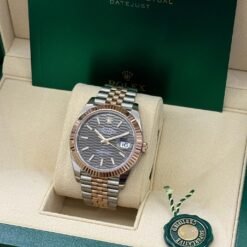 Rolee_x Oyster Perpetual Date Just 2Ton-Copper-Grey