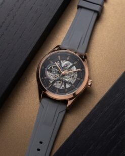 Tommy Hilfige_r Automatic Silicon Grey-Copper-Black