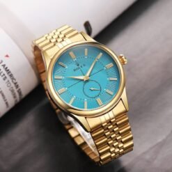 Rolee_x Oyster Perpetual Cellini Gold-Blue
