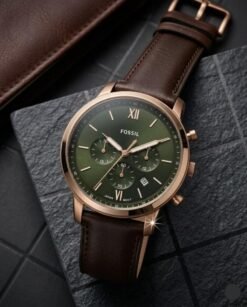 Fossi_l Neutro Chronograph DarkBrown-Copper-Green