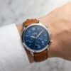 Foss_Neutro Chronograph LightBrown Silver Blue