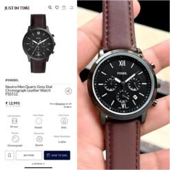 Fossii_lNeutro Chronograph DarkBrown Black