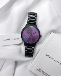Armann_i Exchange Ax2736 Mercury Glass Black Dial