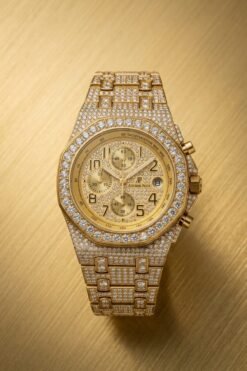 Audemars Piguee_t royal Oak TachyMeter Iced Out