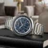 Boss Candor Chronograph Silver-Blue