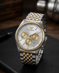 Emporio Armann_i AR11581 Chronograph 2Ton-Gold-White