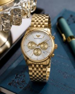 Emporio Armann_i AR11581 Chronograph Gold-White