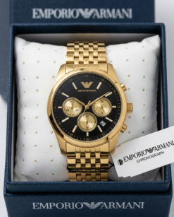 Emporio Armann_i AR11581 Chronograph Gold-Black