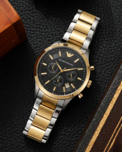 Emporio Armaan_i Classic 2Ton-Gold-Black