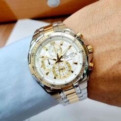 Casio Edifice Efr539 2Ton-Gold-White
