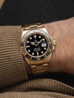 Rolee_x Oyster Perpetual Submarine Gold-Black