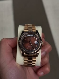 Seiko Oyster Perpetual Day Date Movment Like Automatic Copper-Brown-Arabic