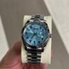 Seiko Oyster Perpetual Day Date Movment Like Automatic Silver-Tiffny-Arabic