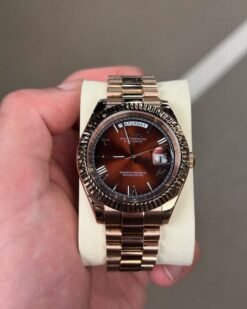 Seiko Oyster Perpetual Day Date Movment Like Automatic Copper-Brown