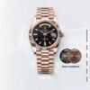 Rolee_x Oyster Perpetual Day Date 40 Battery Copper-Brown