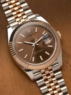 Rolee_x Oyster Perpetual Date Just 2Ton-Copper-Brown